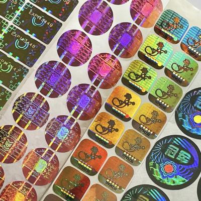 China Custom 3d Hologram Sticker Waterproof /3d Printing Holographic Security Label for sale