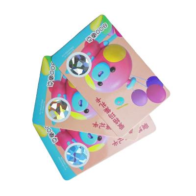 China Washable Customized Clothing Hang Tag / Rectangular Hot Stamping Holographic Special Edition Laser Hang Tag / High Quality Color for sale