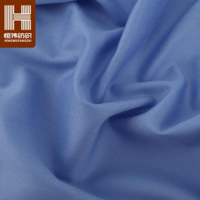 China Shrink-resistant 65%Polyester and 35% Cotton TC Twill Woven For Sweatshirt Blue for sale