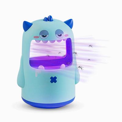 China Eco-Frendly B002 2021 Little Monster UV Rechargeable USB Portable Outdoor Indoor Insect Powered Electronic Mosquito Trap Killer Lamp for sale