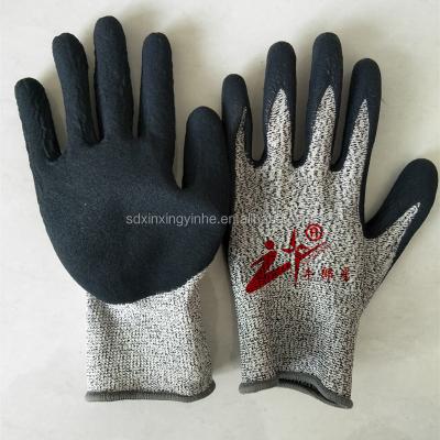 China Good quality soft and resilient PU cut resistant glove for wholesales Kevlar for sale