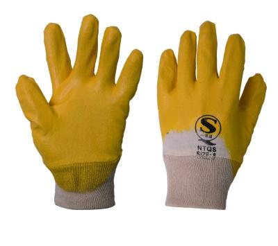 China Oil Resistant Construction Nitrile Gloves / General Rebate Work Gloves / MIDAS Safety Gloves for sale