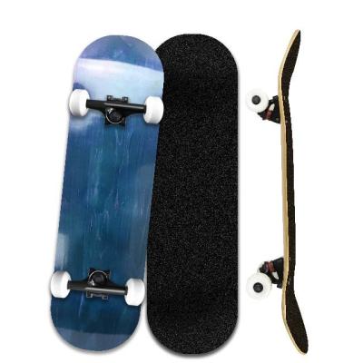 China Double Training Skateboard Cnanadian Maple Long Life Adult Skateboards For Sale for sale