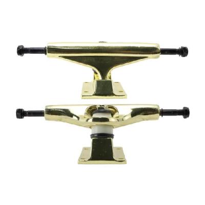 China Adult Professional Double Cavity Metal High End Trucks Skateboard Accessories Skateboard Indy Trucks 5.25inch for sale