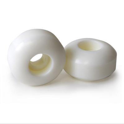 China Adult 52X30mm PU High Rebound Round Lip Skateboard Wheels 100A for sale