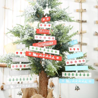 China Hanging Wooden Christmas Tree Decorations Christmas Decorations Christmas Decorations for sale