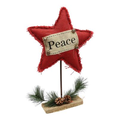 China Christamas Christmas Home Decoration Peace Star Christmas Tree Ornaments New Year Birthday Festival Gifts for sale