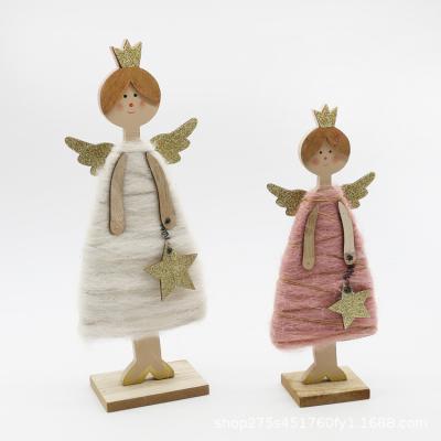 China Angel New Joy Angel Girl Felt Doll Christmas Desk Decor Ornaments Christmas Decoration For Home for sale