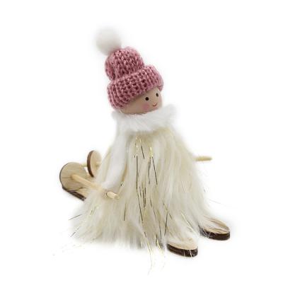 China Christmas Ornaments Wholesale Angel Christmas Dolls Plush Christmas Ornament For Christmas Gifts for sale