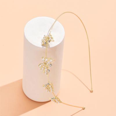 China 2022 hair decoration spring the first on Korean news hair accessories women's diamond alloy hair accessories for children for sale