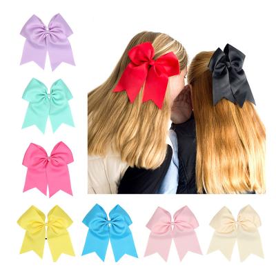 China Other European and American Children's Swallowtail Bow Solid Color Comfortable Hair Rope for sale