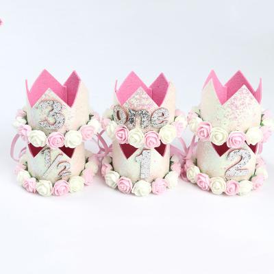 China Crown Professional Made New Baby Birthday Party Photo Performance Headwear Children's Crown for sale