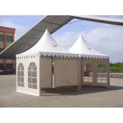 China 3x3m 4x4m 5x5m 6x6m Big Cheap Outdoor Canopy Wedding Party Pagoda Tent With Glass Wall for sale