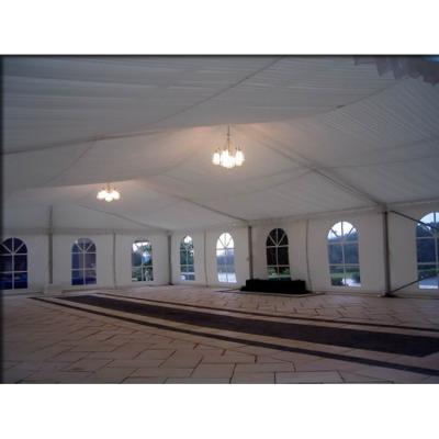 China Custom 10x30M with linings and light Aluminum Waterproof Big Outdoor Folding Party Tent for sale