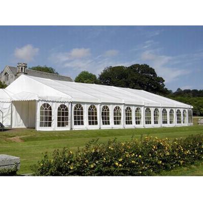 China Factory Sale 15x40M Outdoor Big Luxury Trade Show Tent Exhibition Event Party Wedding Tents For Sale zu verkaufen