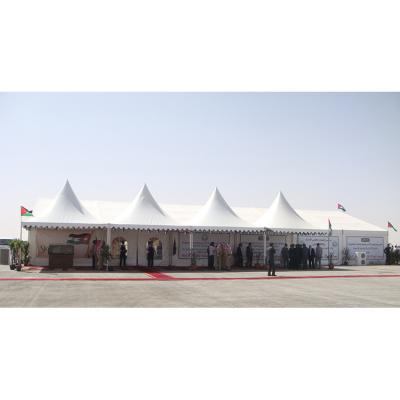 China Custom Pu Coating Aluminum Canvas Trade Show Event Tents For Outdoor for sale