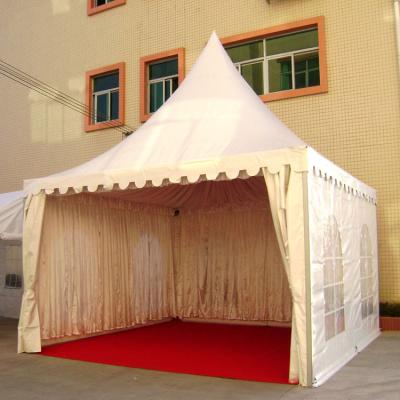 China 3x3m 4x4m 5x5m Big Cheap Outdoor Transparent People Canopy Wedding Party Pagoda Tent With Glass Wall zu verkaufen