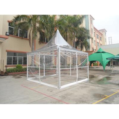 China Chinese Powder Coated Frame Waterproof White Pagoda Tent 3x3m 4x4m 5x5m 6x6m Pagoda Tent Pavilion for sale