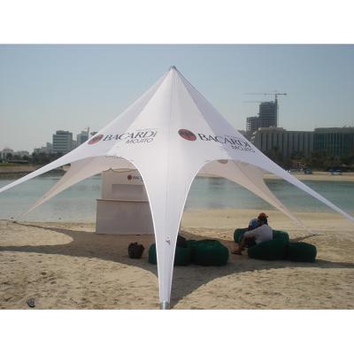 China High Quality Series Hexagon Tent Waterproof Star Canopy Shaped Beach Tent 600D oxford for sale