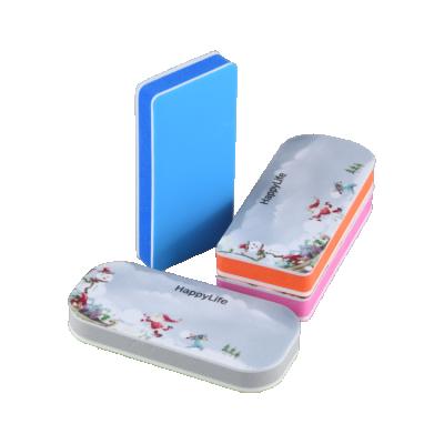 China 100/180 Folder Kind Small Nail Buffer Custom Cartoon Character Nail Sponge Sharpened Plate For Professional Nail Art Cute Cartoon Style for sale