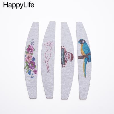 China High quality sand zebra pattern double side nail folder paper pattern for personal nail salon use support custom for sale