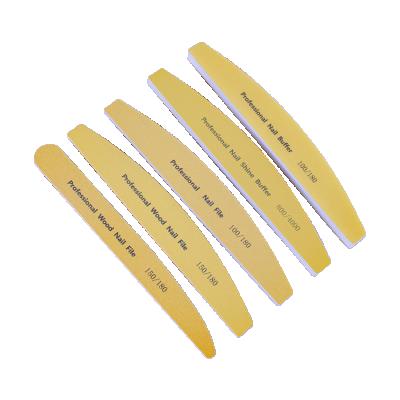 China Manicure / Pedicure Custom Printed Logo Nail Art Files Slim Sanding Set Double Sided Fine Nail File High Quality Sponge for sale