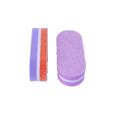 China Factory Wholesale Manicure/Pedicure Printed Professional Sponge Buffing Mini Pad Nail Files Customized Personal Logo 80/100/180/240 Per Pad for sale