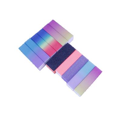 China Manicure/Pedicure Pink Nail Folder Mini Four-sided Wholesale Professional Nail Folder Manicure Strip Buffing Nail Folder for sale