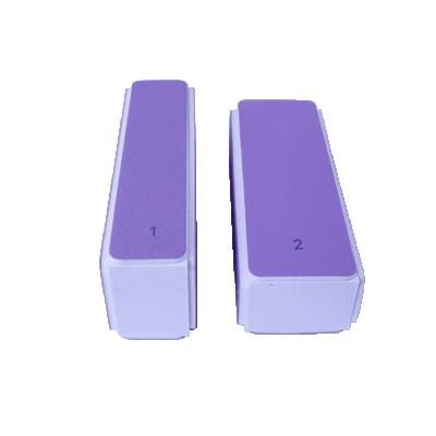 China Low Price Factory Specification Various 4 Way Nail Files 4 Sides Nail Sponge Buffing Pad Colorful VIOLET PURPLE Wholesale High Quality Low Price Factory Specification for sale