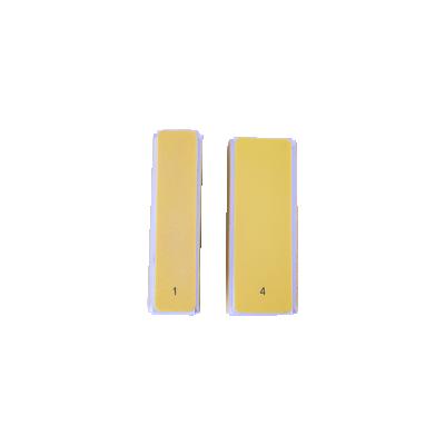 China Wholesale High Quality Polish Block Cushion Nail Sponge Nail Folder 4 Side Manicure/Pedicure Factory Low Price Colorful Yellow Yellow for sale