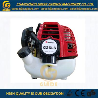 China Single Cylinder Air Cooled Glade Gasoline Brush Cutter Parts Grass Cutter Engine G26 for sale