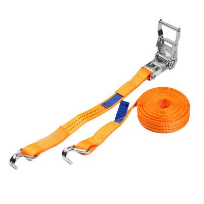 China OEM 25MM 0.7Ton Tie Down Ratchet Strap with J-Hooks for sale