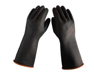 China Durable Industrial Use Safety Protection Gloves Hand Gloves Long Live Working Black Wearproof Durable Rubber NC; SHG carton for sale