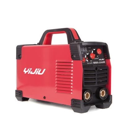 China Building Material Shops YIJIU Most Powerful AC Welder Muttahida Majlis-e-Amal 200A Smart Welder Arc IGBT Inverter Welding Machine for sale