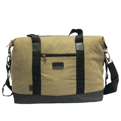 China Canvas Shockproof Good Quality Bag Large Capacity Satchel Travel Traveling Handbag for sale