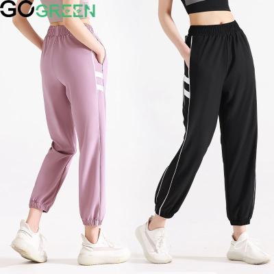 China Breathable Comfortable Solid Colors Fitness Women Sports Tight Waist Yoga Leggings Pants Crac! crack! for sale