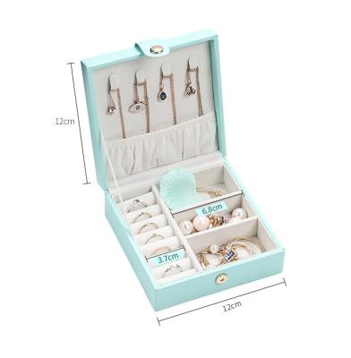 China Fashionable Cute Mini Travel Case Jewelry Organizer Storage Boxes Portable jewelry Box for sale