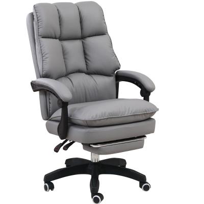 China New Product Boss Ergonomic Chair Office Convertible Desk Lie Down Chair Office Chair Fabric With Footstool for sale