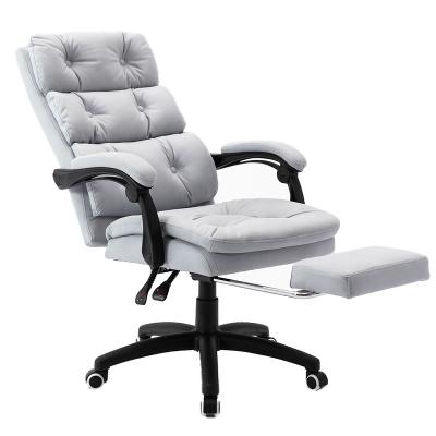 China High Quality Adjustable Back Chair Ergonomic (Height) Office Recliner High Chair With Footrest for sale