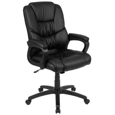 China High Quality Boss Chair (Height) Adjustable Luxury Heavy Brown Leather Ergonomic Office Chair for sale