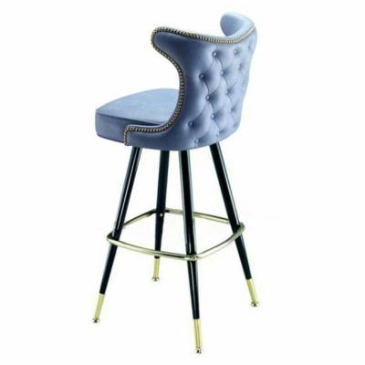 China 360 Degree Rotating Cheap Classic Soft Seat Modern Bar Stool Leather Bar Chair With Arms for sale