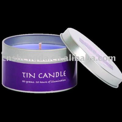 China Tin scented candles for sale