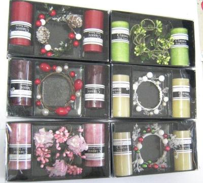 China Scented set candle, gift candle for sale