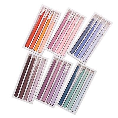 China Smokeless and tearless colorful stick birthday candles for lighting and praying for sale