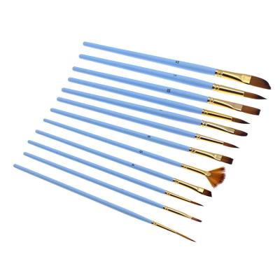 China Wholesale Customized Quality Acrylic Art Brushes Set Mini Paintbrushes Professional Watercolor Gouache Oil Painting 2020 Good for sale