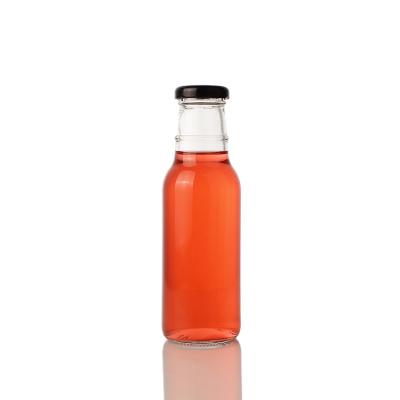 China 350ml Cold Beverage Juice Beverage Bottle Coffee Drink Milk Tea Bottles Empty Glass Bottle for sale