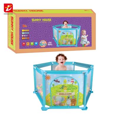 China Other Safety Foldable Baby Playpen Kids Large Portable Playpen Fence For Indoor for sale