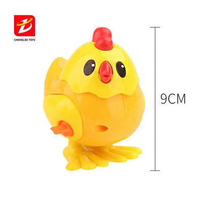 China Mini Chicken Baby Wind Up Toys Light Up Toy For Kids 7*7*9cm for sale