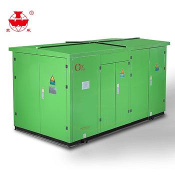 China 30kVA-3150kVA Low Power Loss High Frequency Compact Substation European Combo 3 Phase Transformer for sale