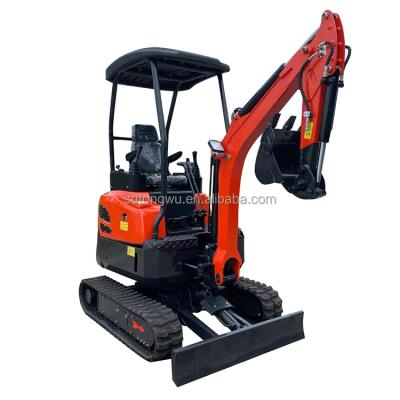 China Excavator with cabin 1.6 ton TW18U best price 4000lb 4000lbs escavatore excavator digger for sale